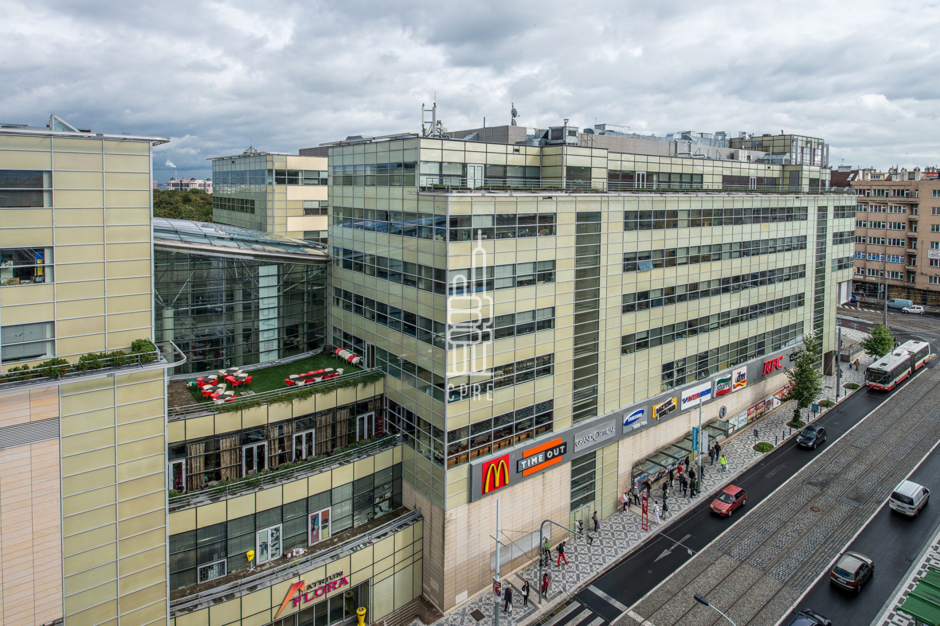 Flora office building in Prague